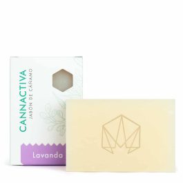Sabonete de cânhamo e lavanda – Natural e feito à mão (100 g)